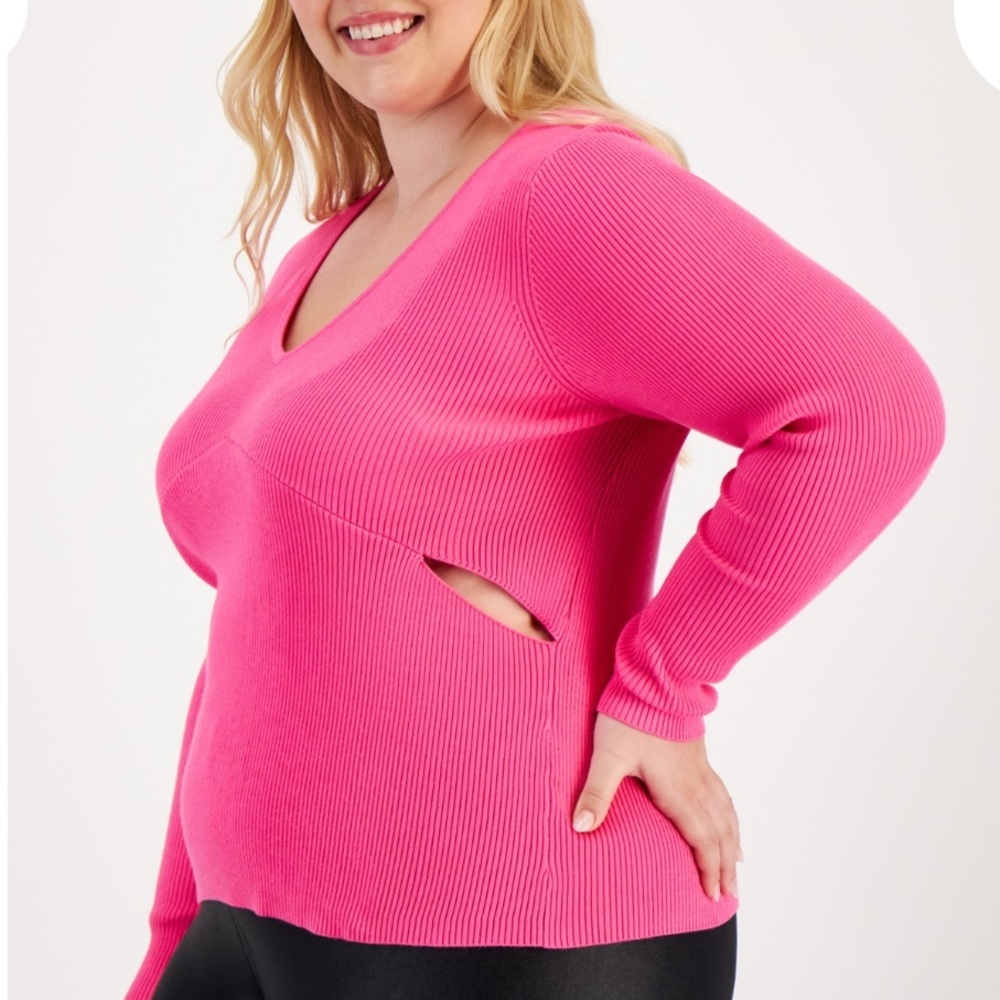 Bar lii V-Neck Cutout‎ Sweater